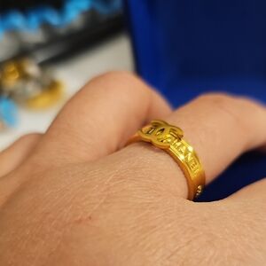 Fashion Jewelry Gold Statement Ring